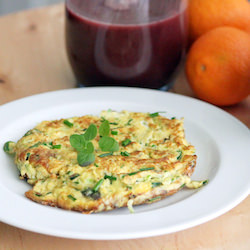 Zucchini Herb Omelette