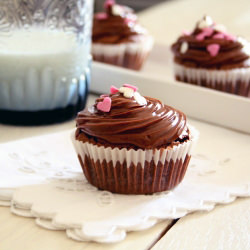 Chocolate Brownie Cupcakes