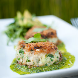 Crab Cakes with Chimichurri