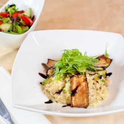 Zucchini  & Mushroom Risotto