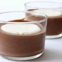 Chocolate and Vanilla Mousse.