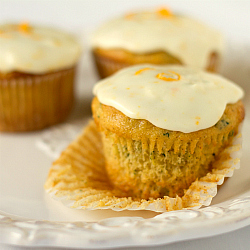 Zucchini-Pineapple Cupcakes