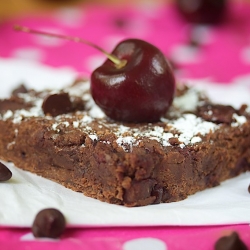 Chocolate Chip Cherry Brownies