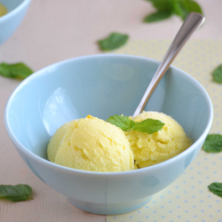 Mango Lemon Ice Cream