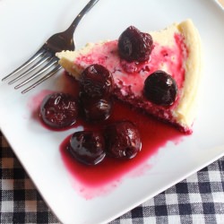 Cheesecake with Sour Cherries