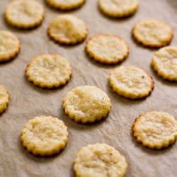 Homemade Parmesan Crackers