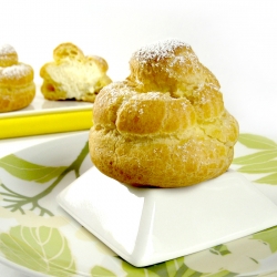 Lemon Mascarpone Cream Puffs