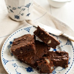 Spiced Sweet Potato Brownies