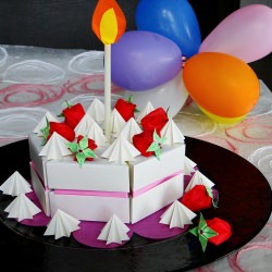 Origami Cake