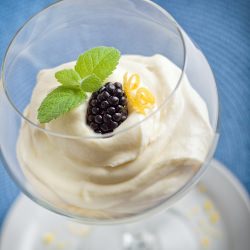 Italian Lemon Almond Mousse