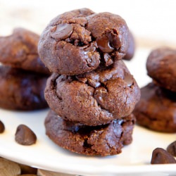 Flourless Chocolate PB Cookies