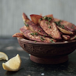 Indian Potatoes with Chat Masala