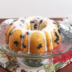 Blueberry Lime Pound Cake