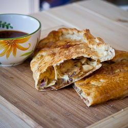 Bacon & Mushroom Calzones