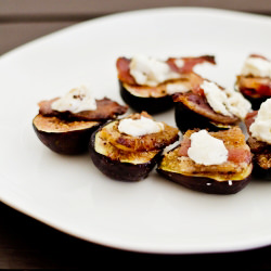 Figs w/ Bacon & Goat Cheese