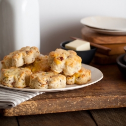 Bacon, Gruyere, and Green Onion Scones