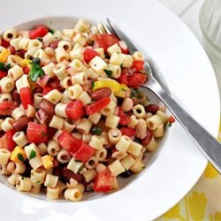 Peppery Monterey Jack Pasta Salad