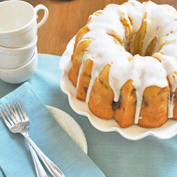 Peach Cinnamon Swirl Bundt