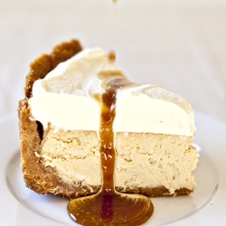 Salted Caramel & Vanilla Cheesecake