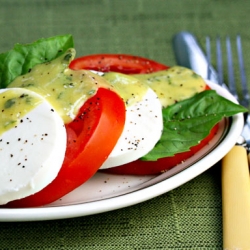 Tomato, Basil and Mozzarella Salad