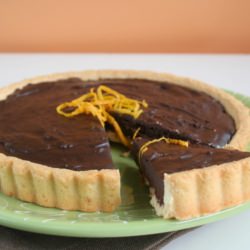 Chocolate Orange Ganache Tart