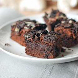 Fudgy Oreo Brownies