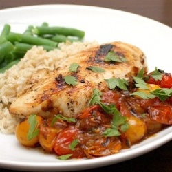 Chicken w/ Tomato-Herb Sauce