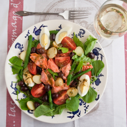 Salmon Nicoise Salad