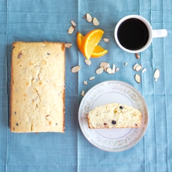 Orange Blueberry Almond Loaf