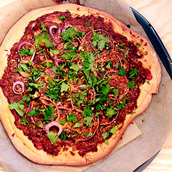 Baigan Bharta Pizza