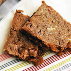 Nutty Blondie Bars