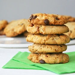 Chocolate Pecan Toffee Cookies