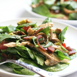 BLT Chicken Salad with Bacon Dress.