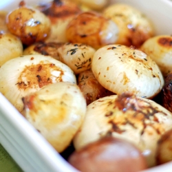 Balsamic Glazed Cippolini Onions