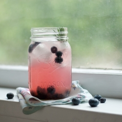 Blueberry Lavender Hard Lemonade