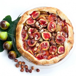 Fig Hazelnut Crostata