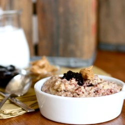 Peanut Butter and Jelly Oatmeal