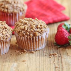 Banana Strawberry Muffins