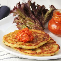 Cheesy Courgette Fritters