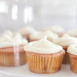 Strawberries and Cream Cupcakes