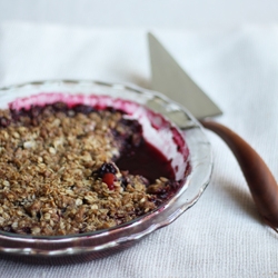 Blackberry & Nectarine Crisp