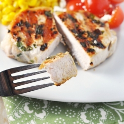 Grilled Herb Pork Chops