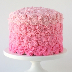 Pink Ombre Cake