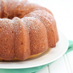 Olive Oil Lime Bundt Cake