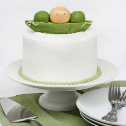 Baby Pea Baby Shower Cake