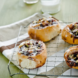 Lingonberry Dark Chocolate Buns