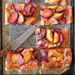 Rustic Peach and Plum Tart