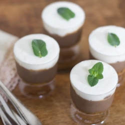 Mint Chocolate Dessert Shots