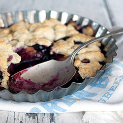 Peach and Berry Cobbler