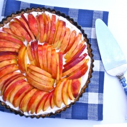 No-Bake Peach Tart